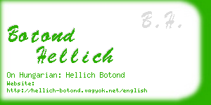 botond hellich business card